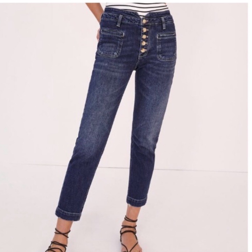 Anthropologie pilcro and the letterpress high rise slim jeans size 27 NWT